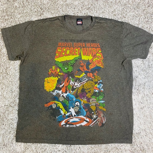 Vintage Other - RARE Marvel Comics T Shirt Graphic Tee Secret Wars